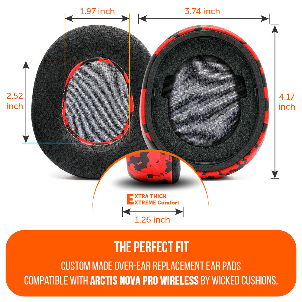 WC FreeZe Cooling Gel Earpads for Arctis Nova Pro Wireless