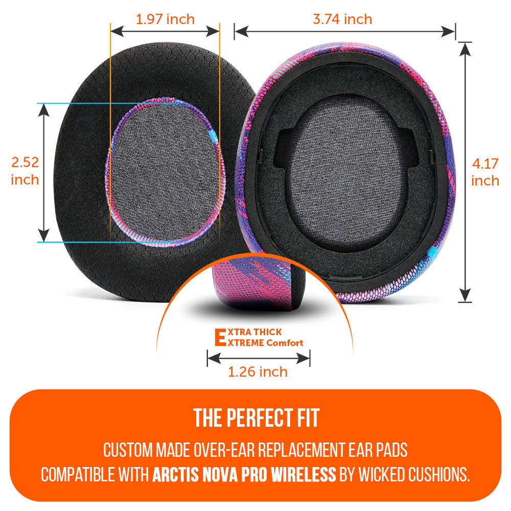 WC FreeZe Cooling Gel Earpads for Arctis Nova Pro Wireless