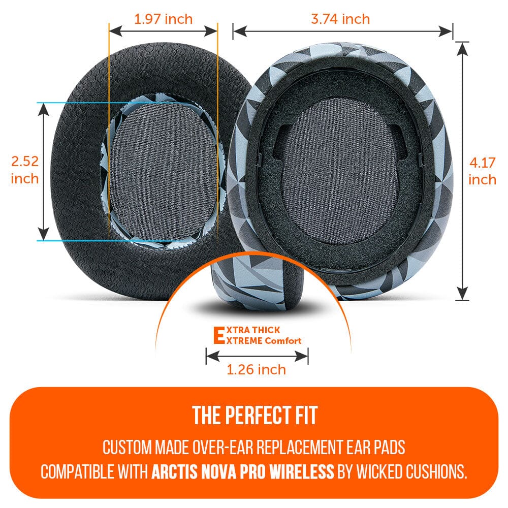 WC FreeZe Cooling Gel Earpads for Arctis Nova Pro Wireless