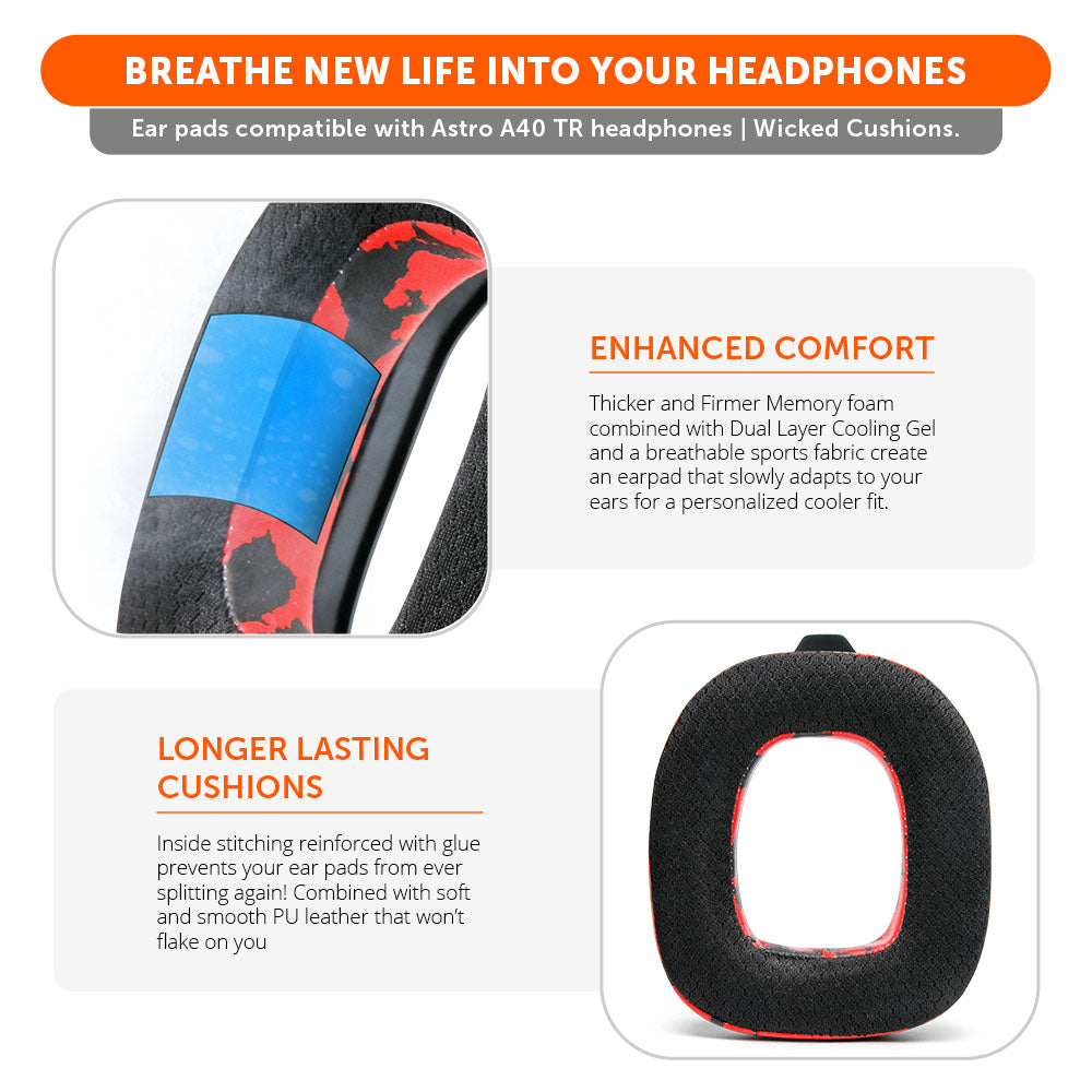 Astro A40 TR WC FreeZe Cooling Gel Earpads
