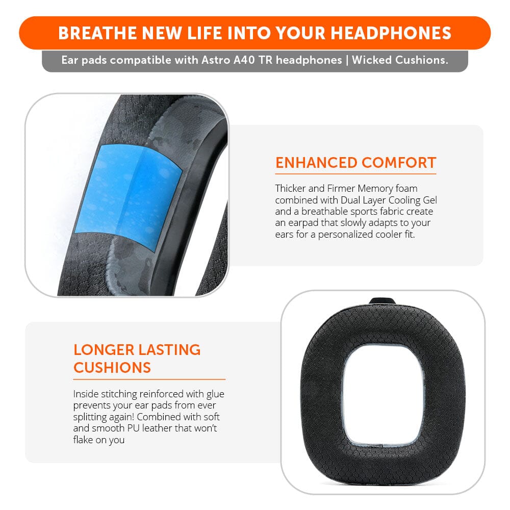 Astro A40 TR WC FreeZe Cooling Gel Earpads