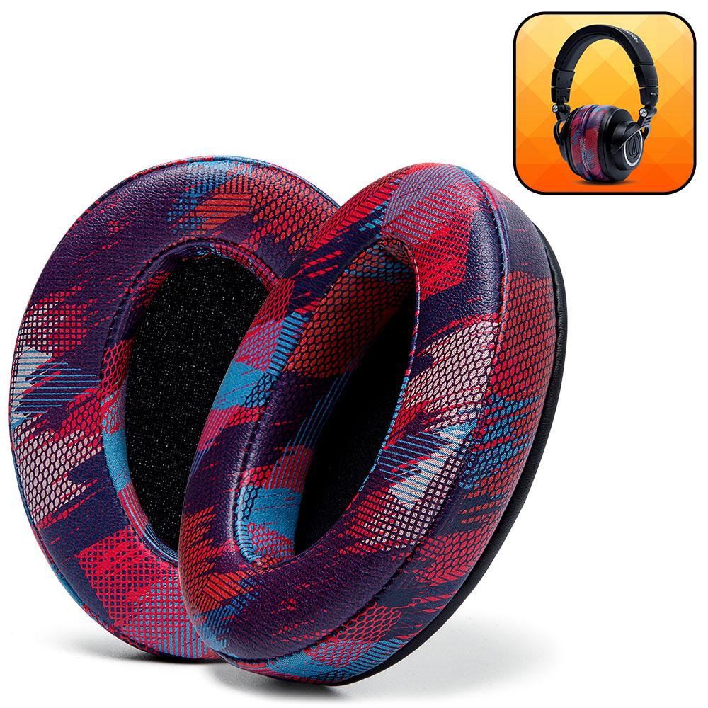 ATH M50X Replacement Earpads Thick PU Leather Headphone Cushions