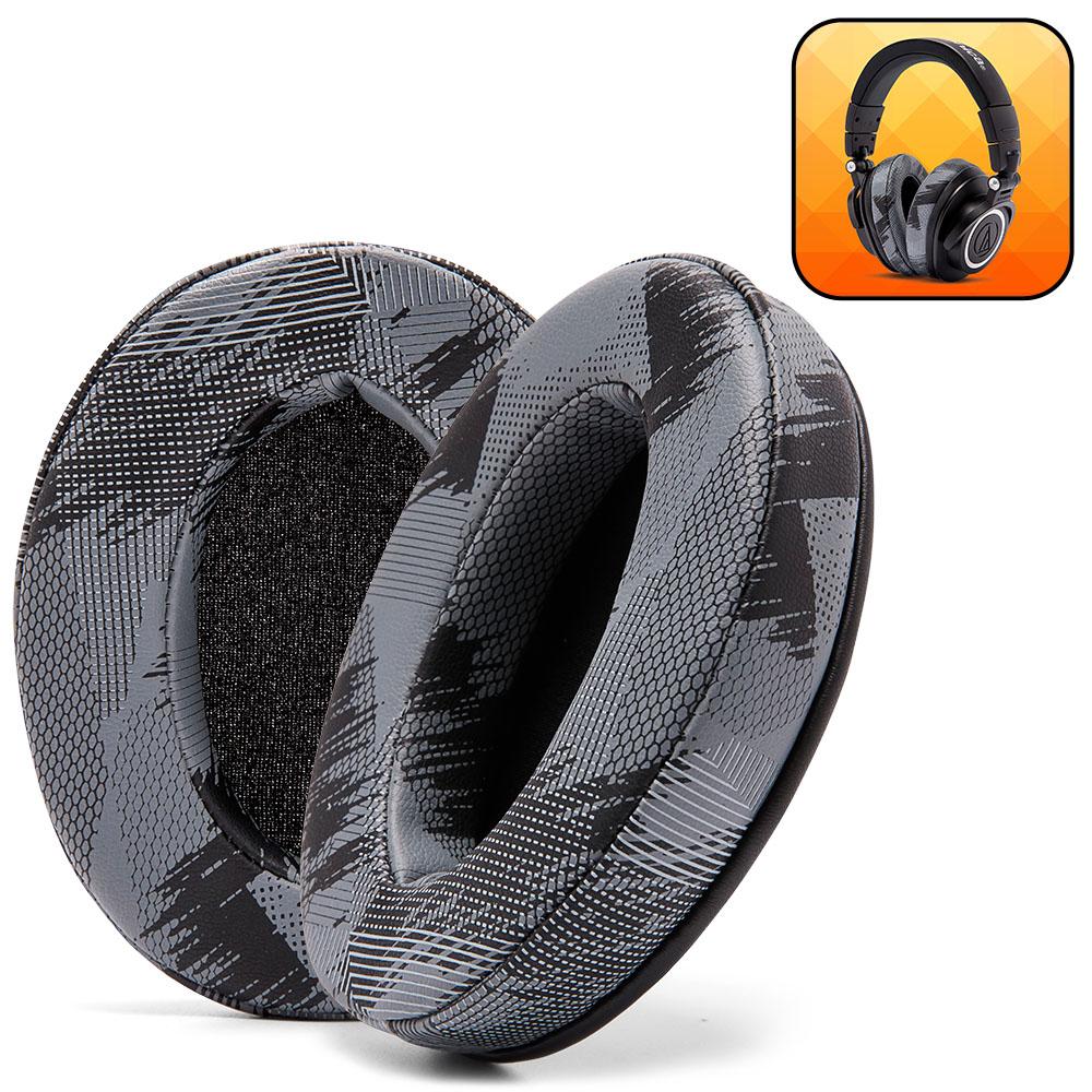 ATH M50X Replacement Earpads Thick PU Leather Headphone Cushions