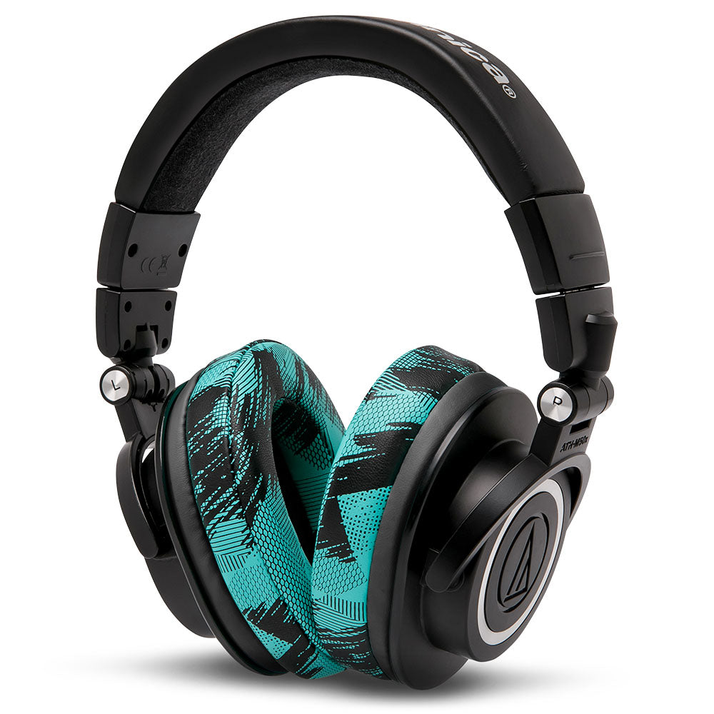 ATH M50X Replacement Earpads Thick PU Leather Headphone Cushions