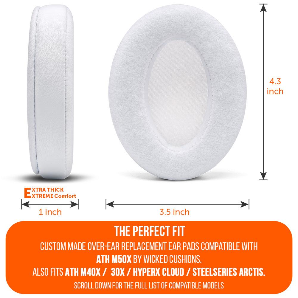 ATH M50X Velour Hybrid Replacement Earpads