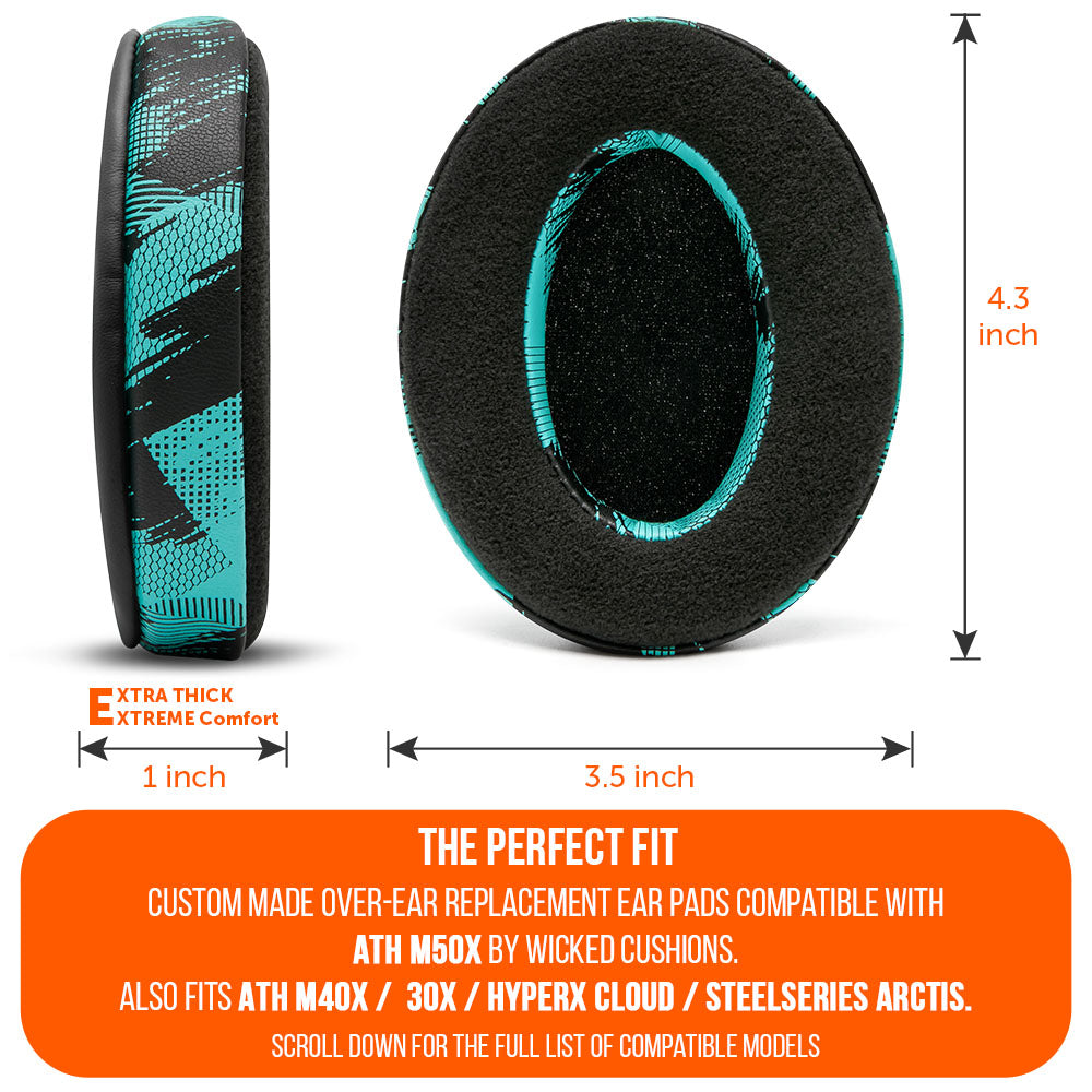 ATH M50X Velour Hybrid Replacement Earpads