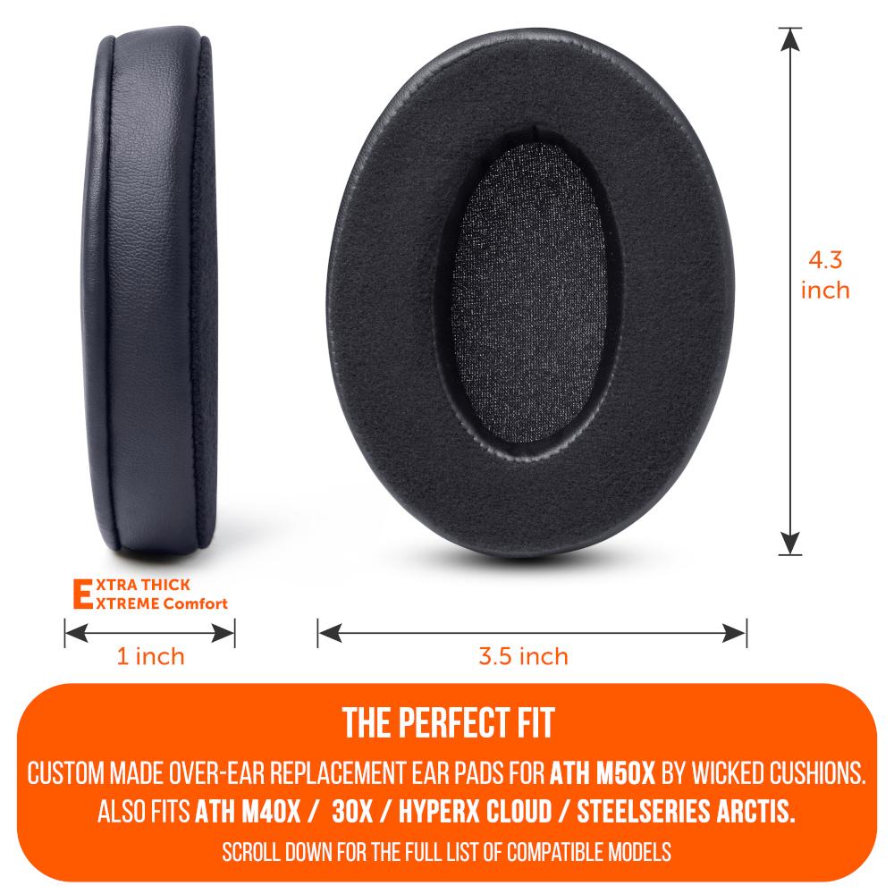 ATH M50X Velour Hybrid Replacement Earpads