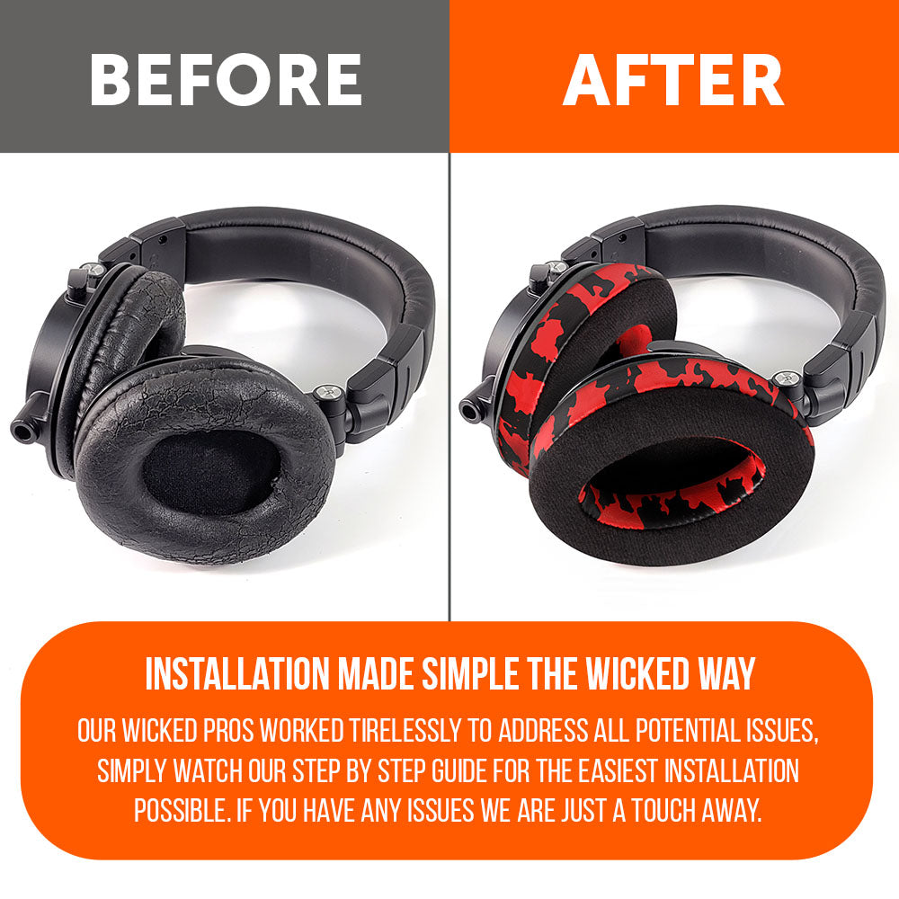 ATH M50X Velour Hybrid Replacement Earpads