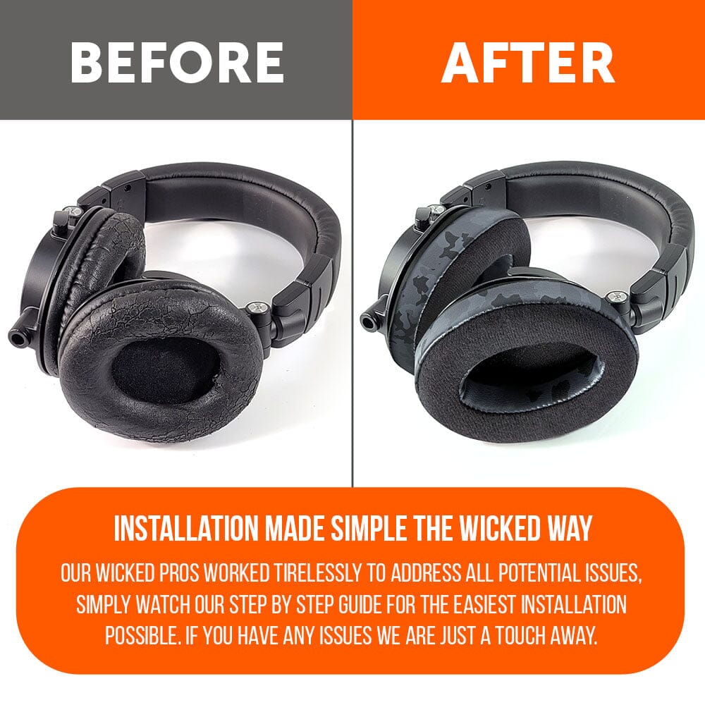 ATH M50X Velour Hybrid Replacement Earpads