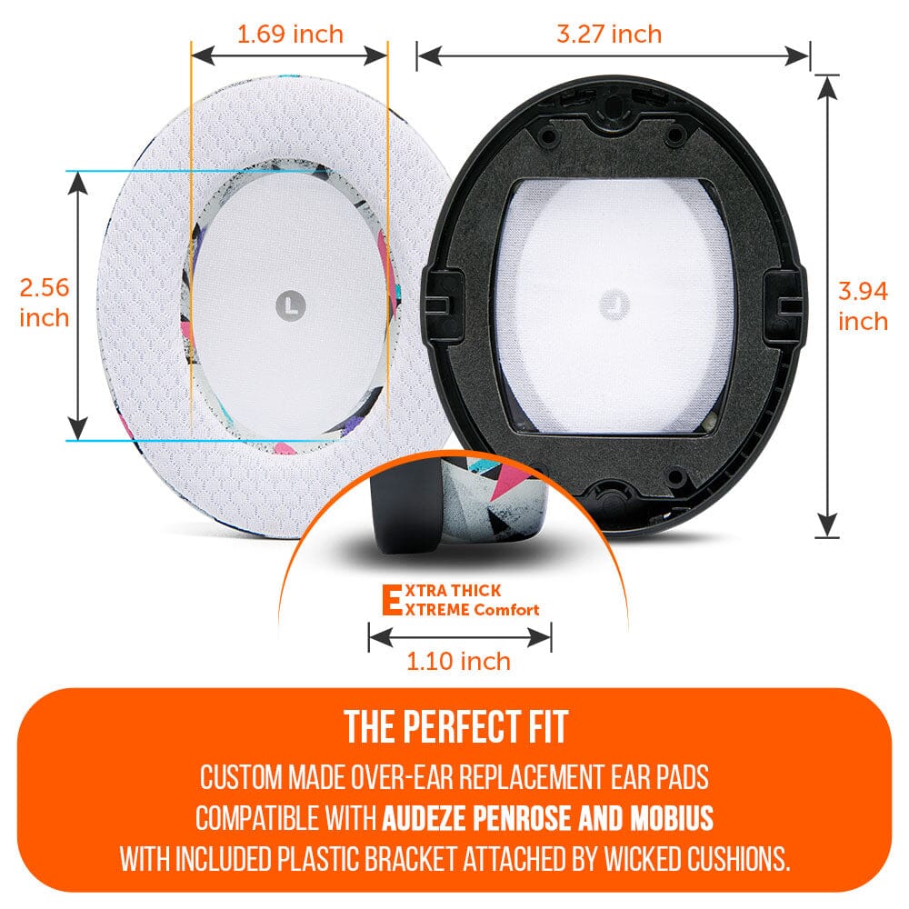 WC FreeZe Cooling Gel Replacement Earpads for Audeze Penrose & Mobius