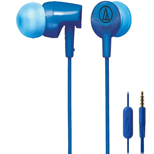 SonicFuel In-line Mic Control In-ear Headphones Audio Technica ATH-CLR100iSBL