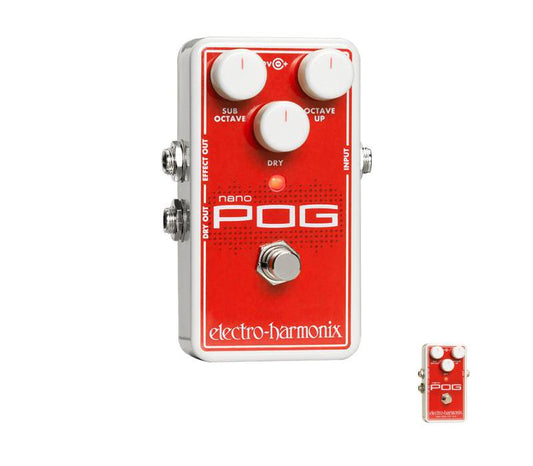 Electro Harmonix NanoPog Polyphonic Octave Generator Guitar Effect Pedal - New