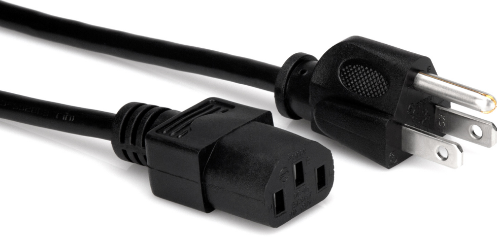 New - Hosa PWC-143 IEC C13 Power Cable - 3 foot