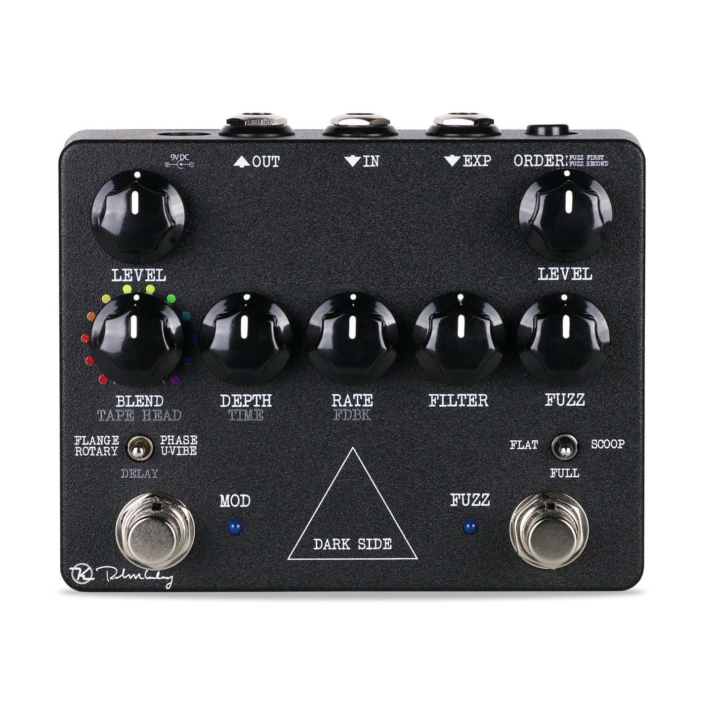 Keeley Dark Side Workstation Multi-effects Pedal, 3 Patch Cable - Bundle - New