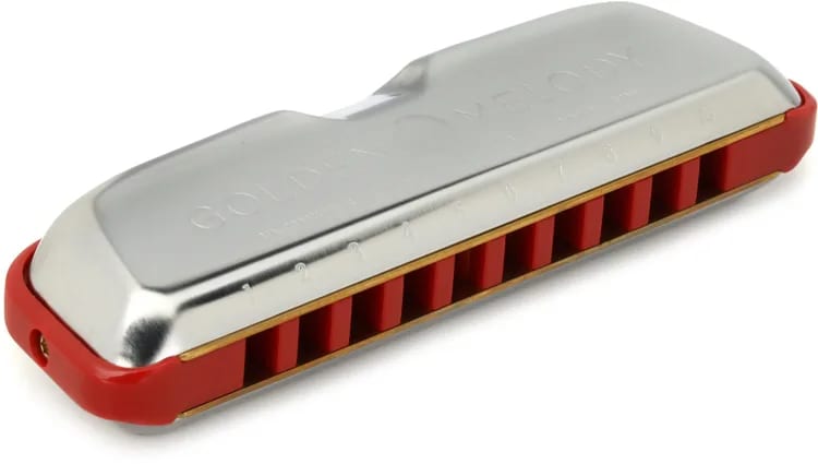 Hohner Golden Melody Harmonica - Key of D Version 2 - New