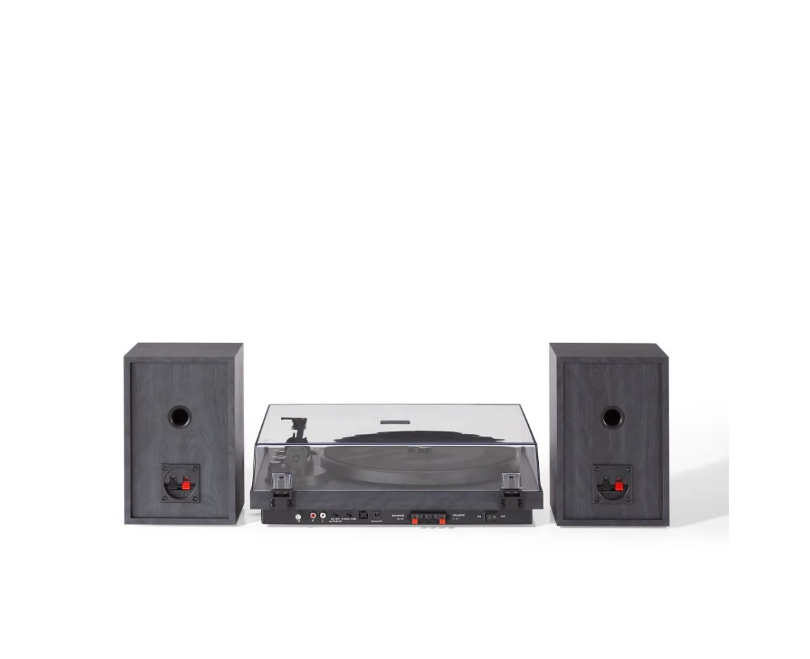 Crosley C62C-BK Belt-Drive 2-Speed Vinyl Bluetooth Turntable Record Player Black -NEW