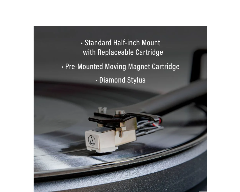 Crosley C6B Belt-Drive Bluetooth Turntable with Adjustable Tone Arm - White-NEW