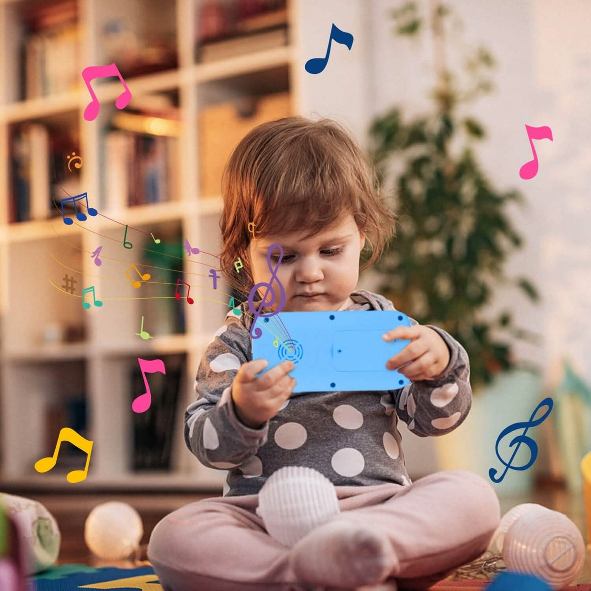 Interactive Educational Phone with Music Light Baby Infant Toy