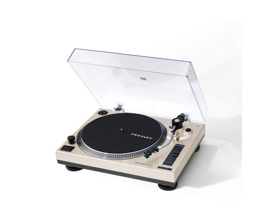 Crosley C100BT 2-Speed Bluetooth Turntable Record Player- Black-NEW