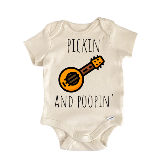 Bajo Guitar Instrument - Baby Bodysuit