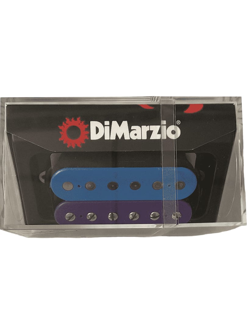 DiMarzio DP155 The Tone Zone Humbucker Pickup F-spaced - Purple W/blue Poles - New