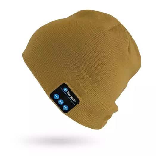 Wireless Bluetooth Headphones Beanie Built In Beanie