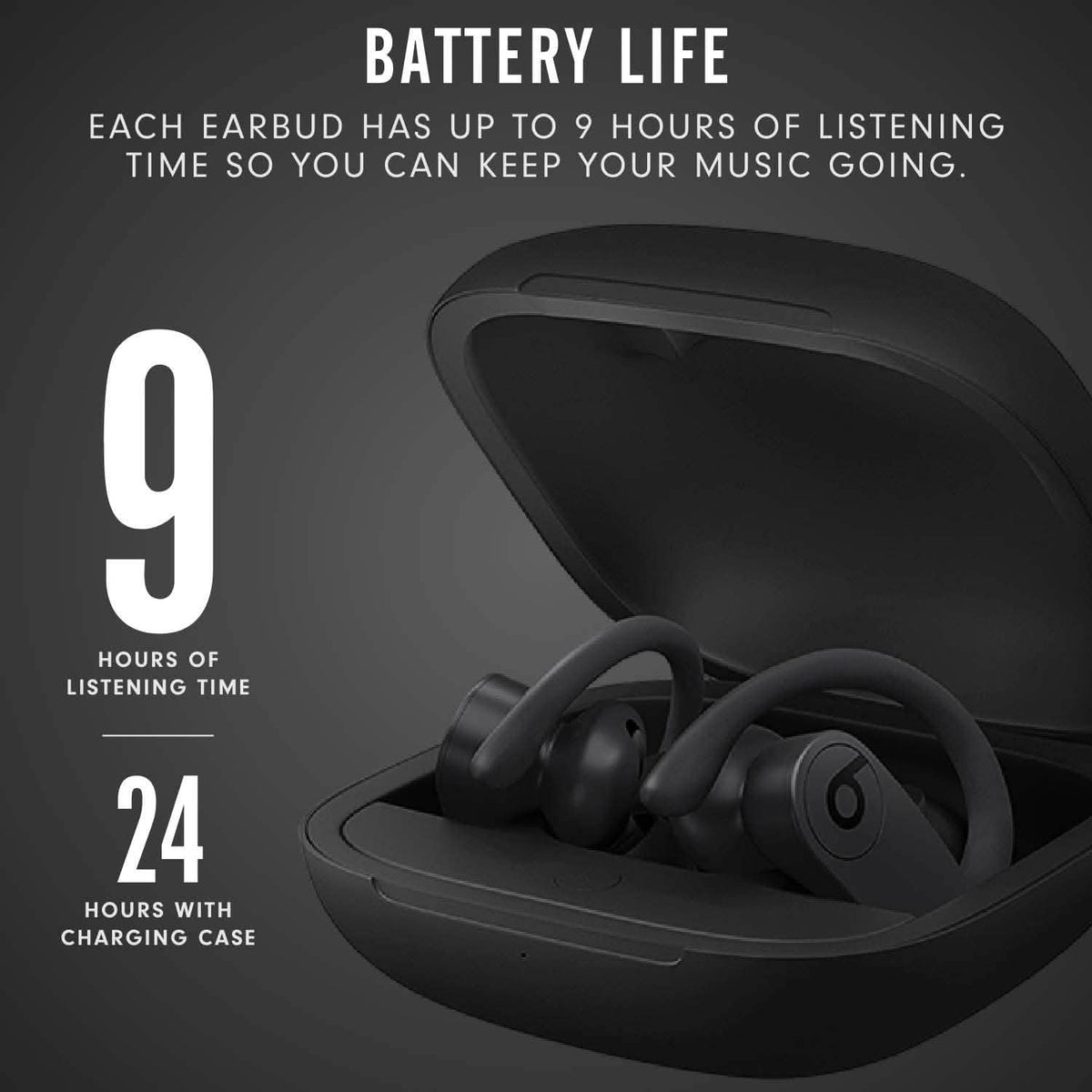 Powerbeats Pro Adjustable Secure-Fit In-Ear Wireless Headphones Beats