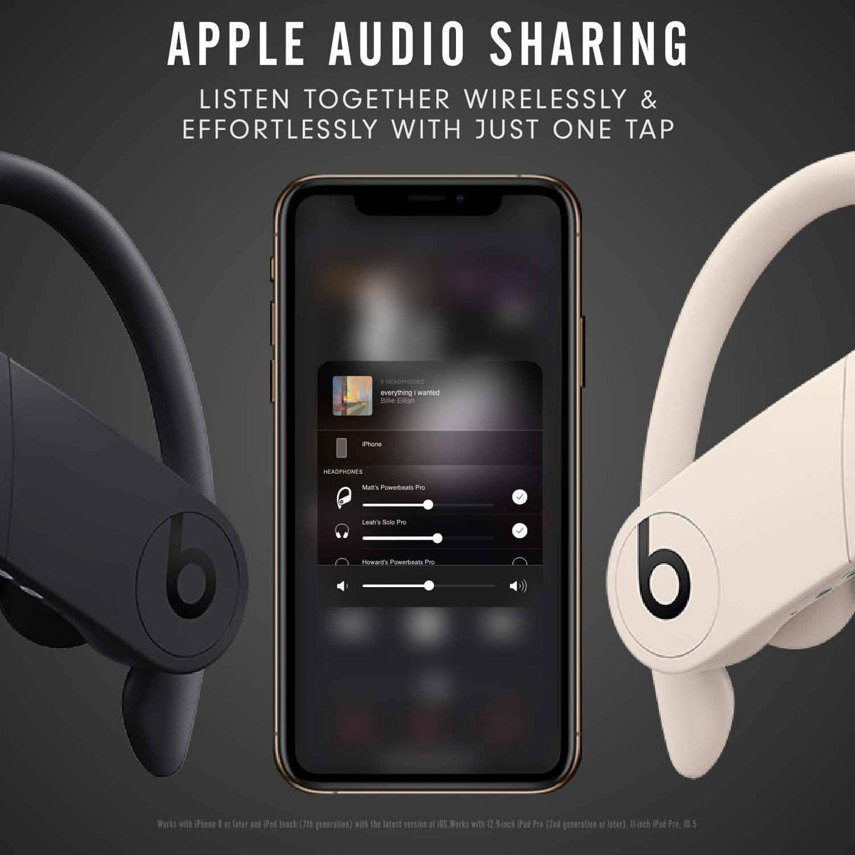 Powerbeats Pro Adjustable Secure-Fit In-Ear Wireless Headphones Beats