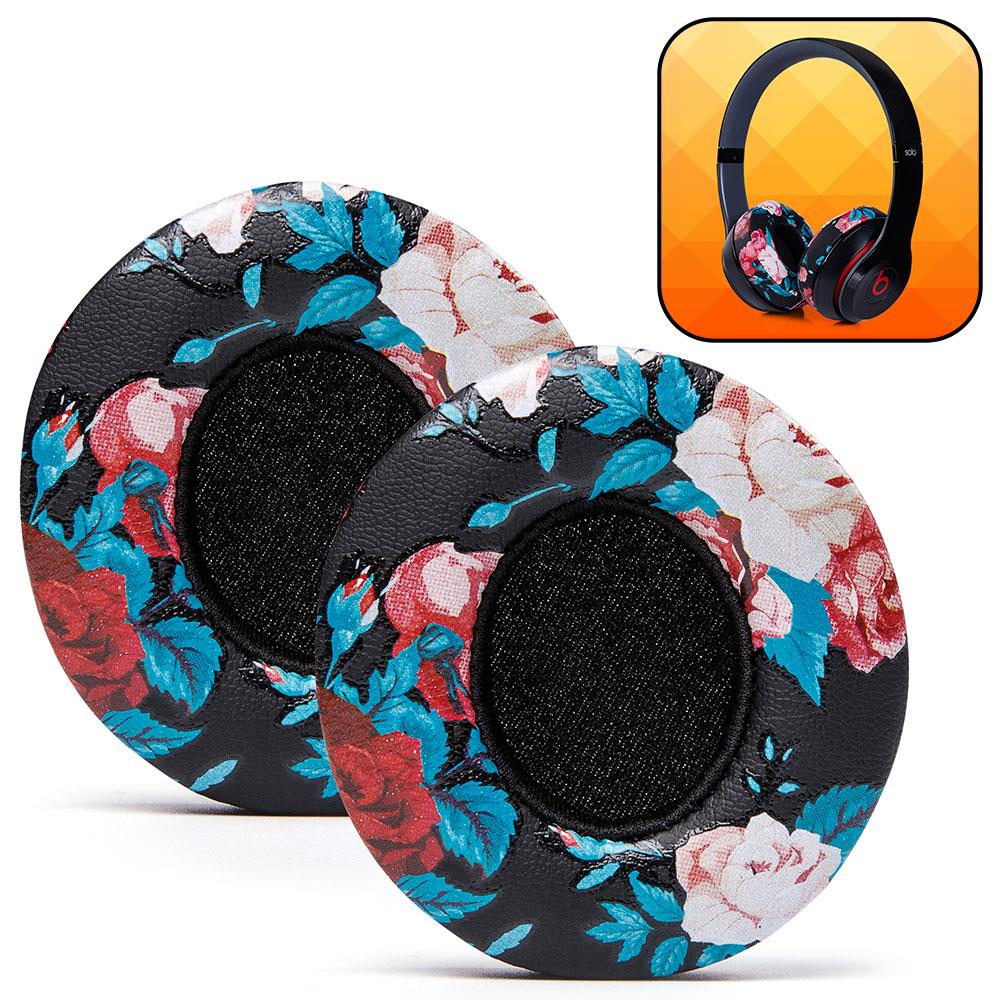 Beats Solo Replacement Earpads Thick Memory Foam Cushions by Wicked Cushions