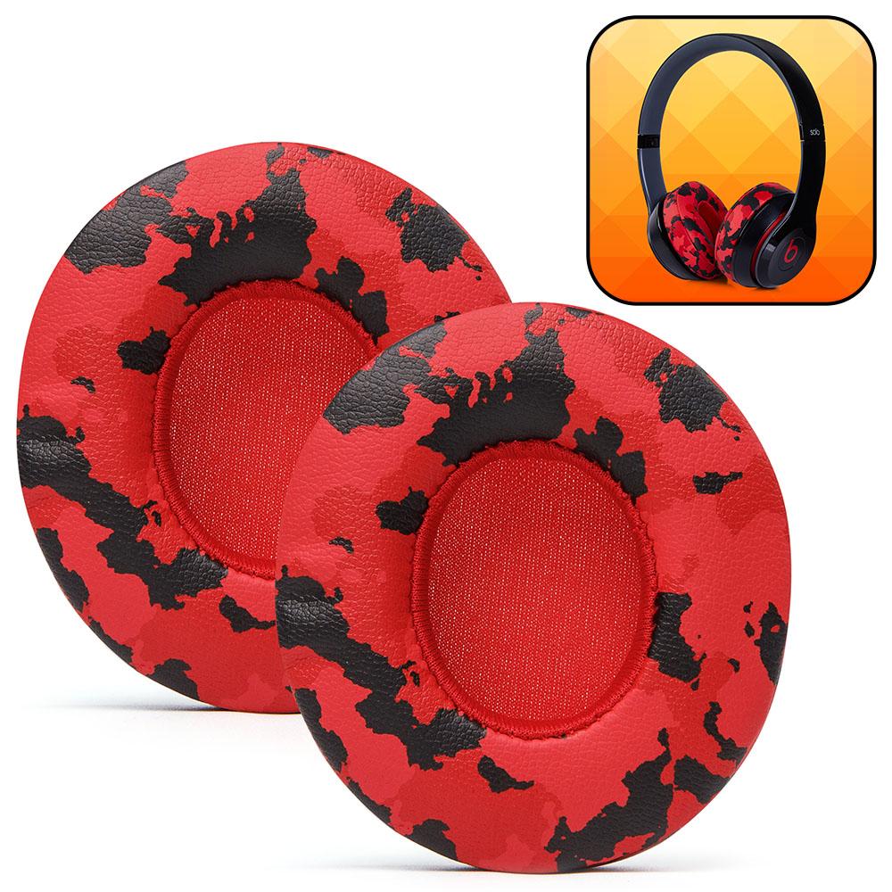 Beats Solo Replacement Earpads Thick Memory Foam Cushions by Wicked Cushions