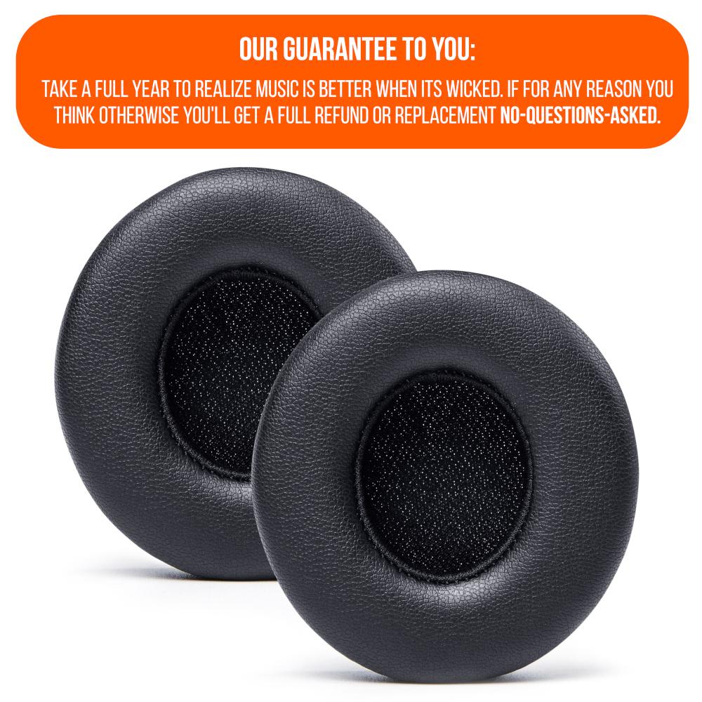 Beats Solo Replacement Earpads Thick Memory Foam Cushions by Wicked Cushions