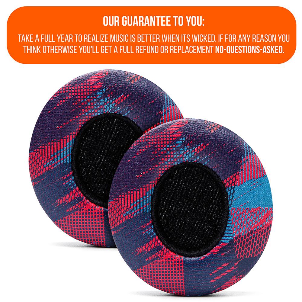 Beats Solo Replacement Earpads Thick Memory Foam Cushions by Wicked Cushions