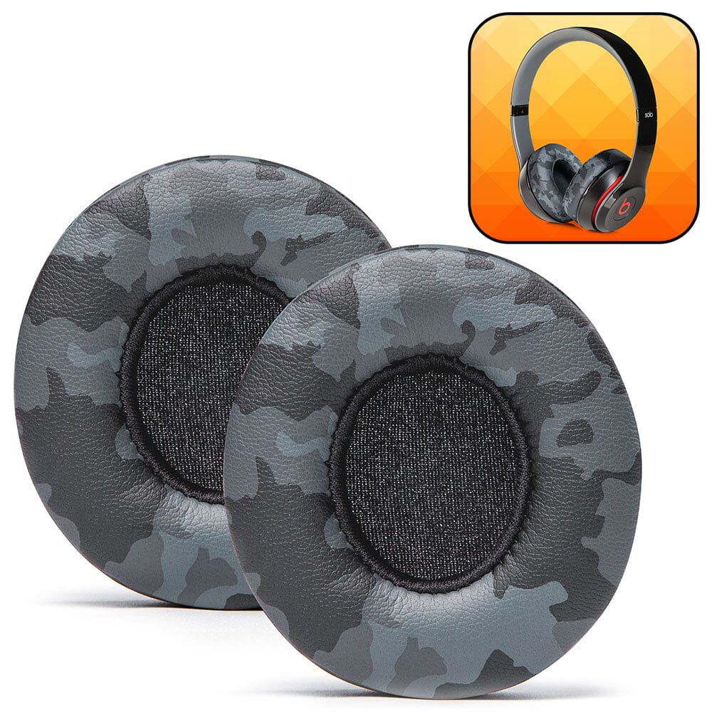 Beats Solo Replacement Earpads Thick Memory Foam Cushions by Wicked Cushions