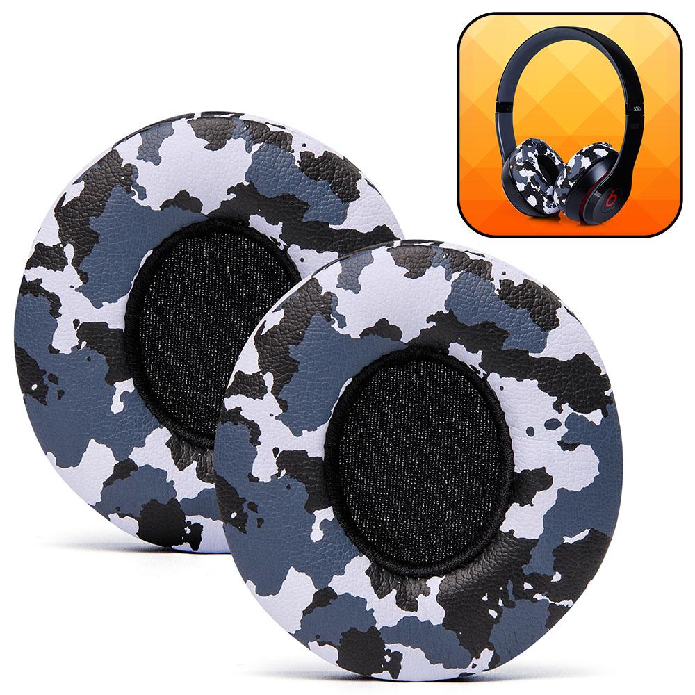 Beats Solo Replacement Earpads Thick Memory Foam Cushions by Wicked Cushions