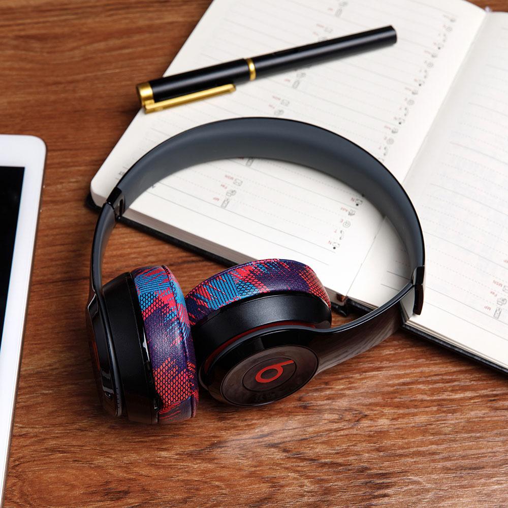 Beats Solo Replacement Earpads Thick Memory Foam Cushions by Wicked Cushions