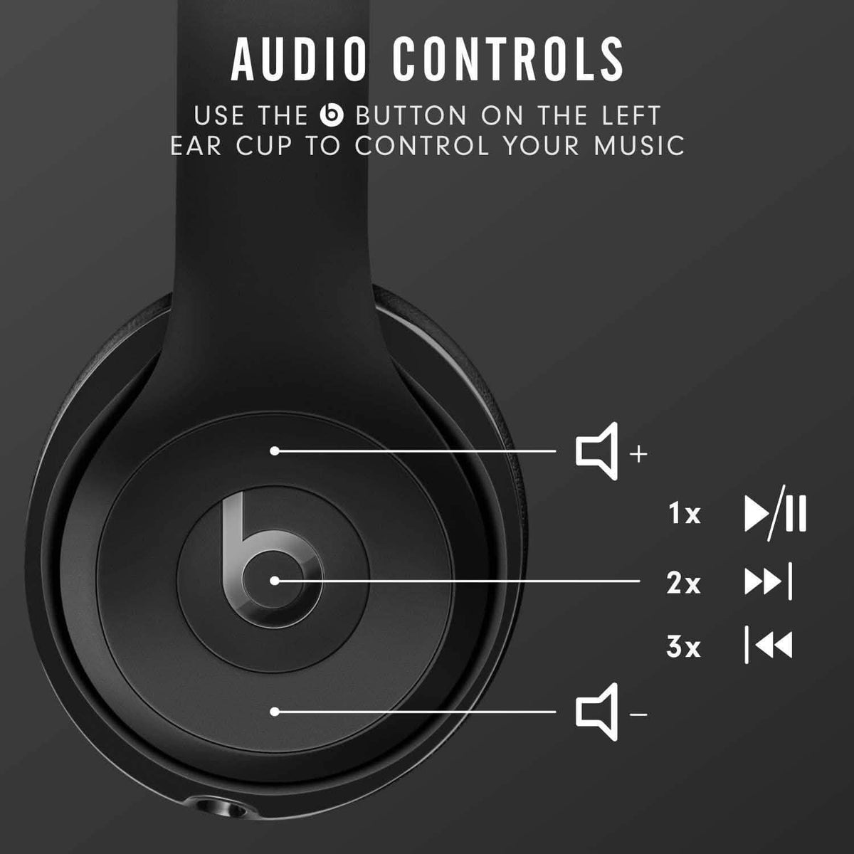 Beats Solo3 Wireless Bluetooth On-Ear Headphones Beats