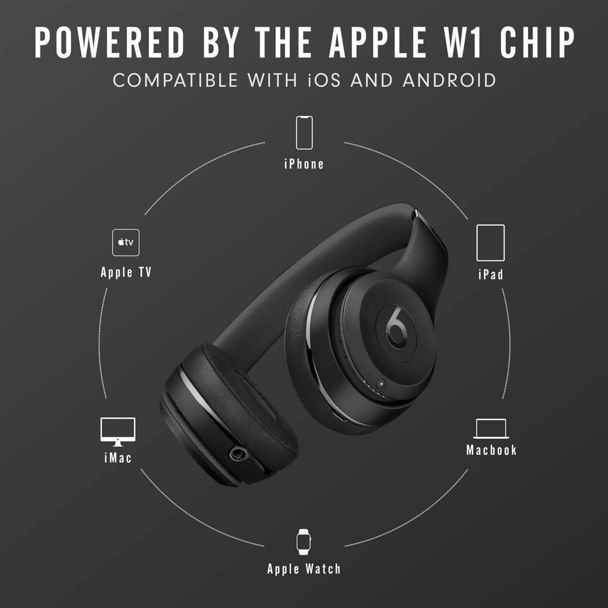 Beats Solo3 Wireless Bluetooth On-Ear Headphones Beats