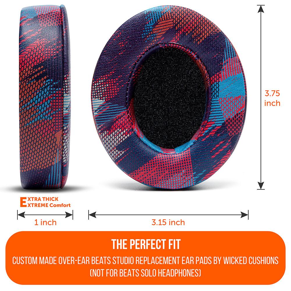 Beats Studio Black Replacement Earpads Wicked Cushions