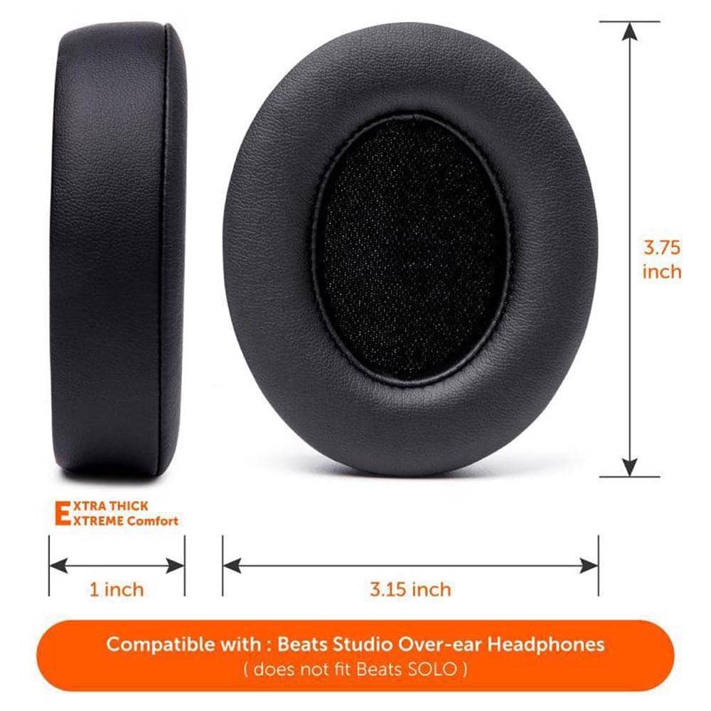Beats Studio Black Replacement Earpads Wicked Cushions