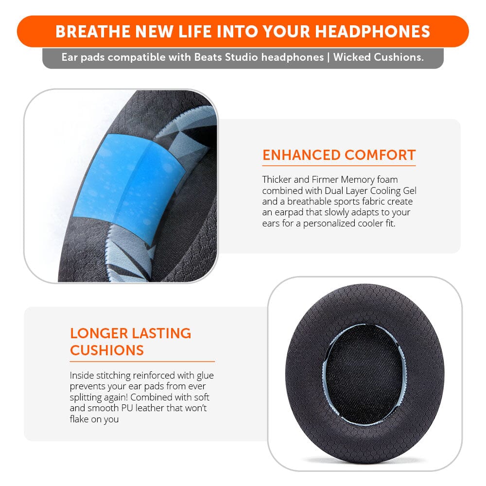 Beats Studio WC FreeZe Cooling Gel Earpads