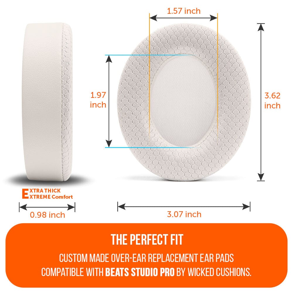 Beats Studio Pro Cooling Gel Earpads Replacement - Wicked Cushions