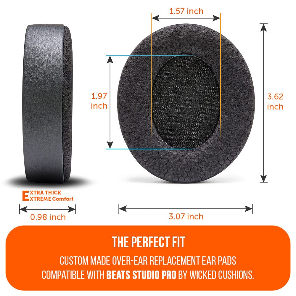 Beats Studio Pro Cooling Gel Earpads Replacement - Wicked Cushions
