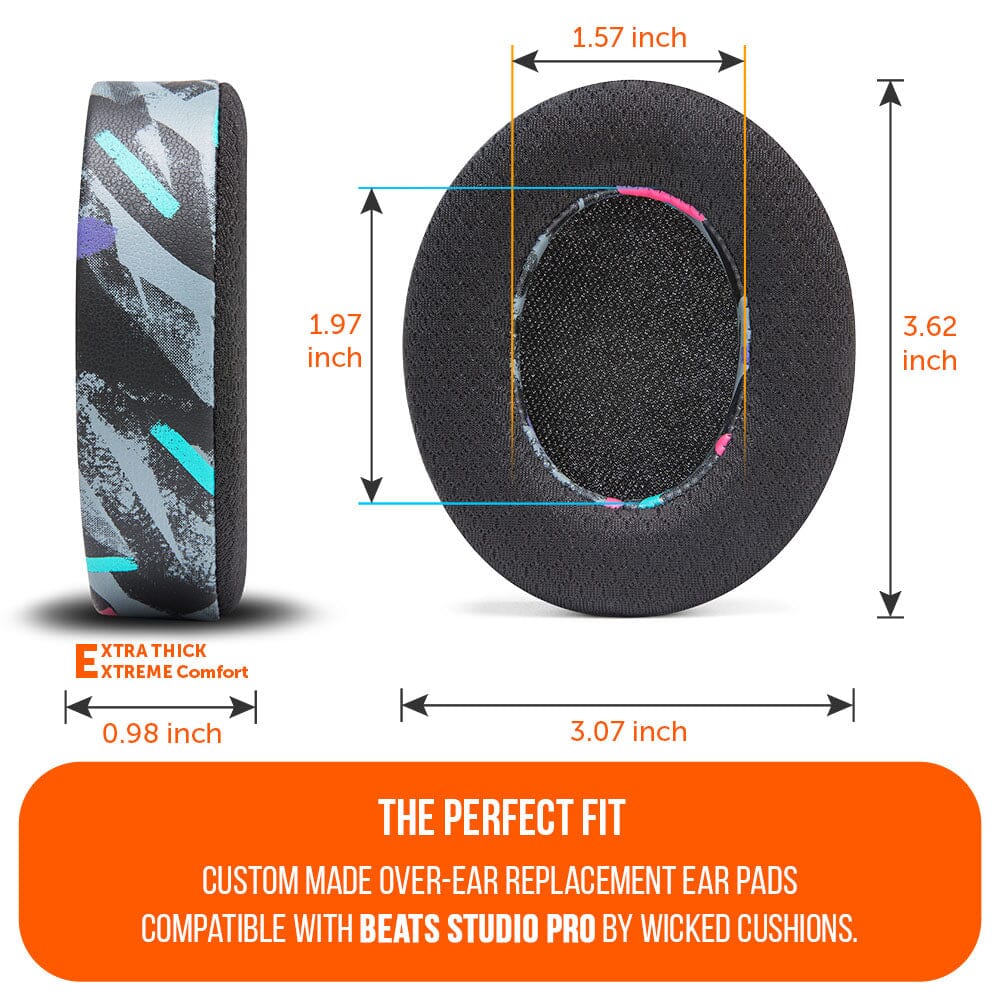 Beats Studio Pro Cooling Gel Earpads Replacement - Wicked Cushions
