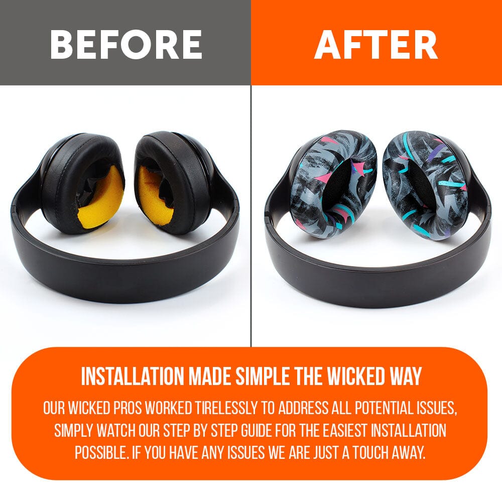 Beats Studio Pro Replacement Ear Pads Thick Memory Foam Earpads by Wicked Cushions