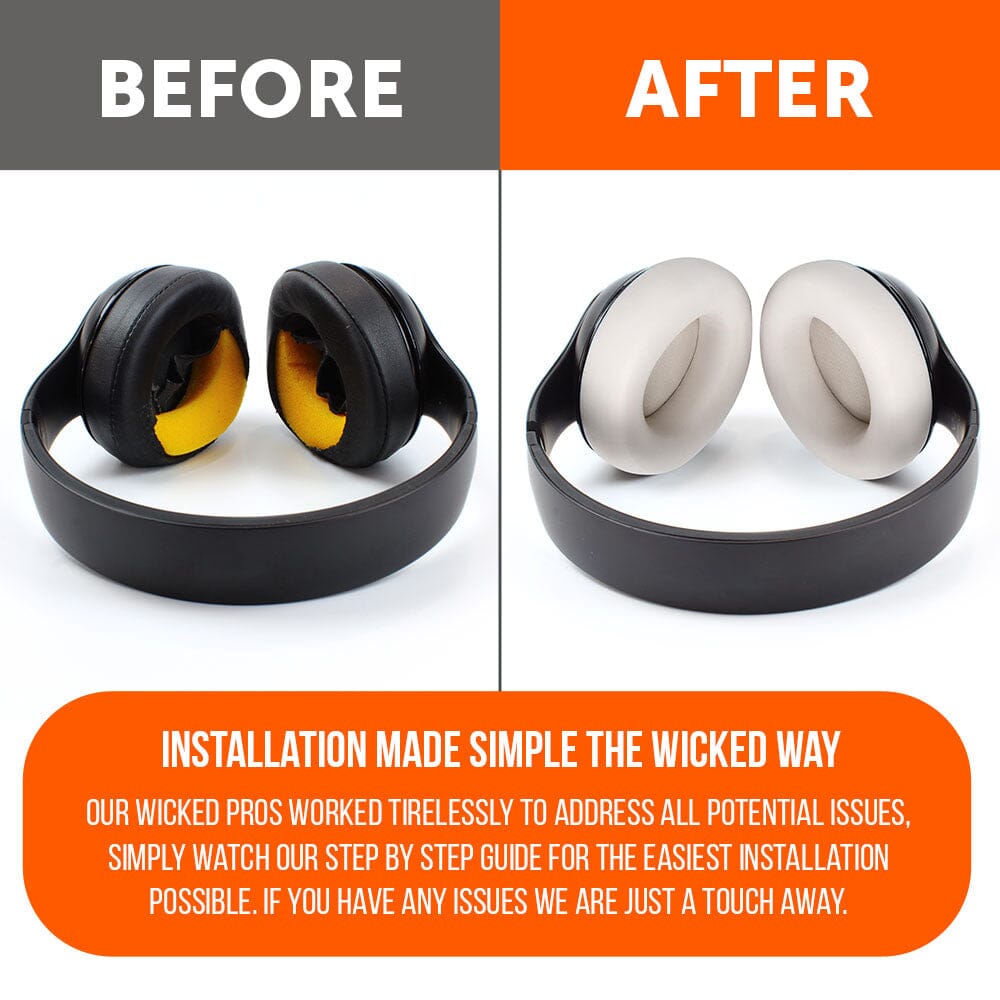 Beats Studio Pro Replacement Ear Pads Thick Memory Foam Earpads by Wicked Cushions