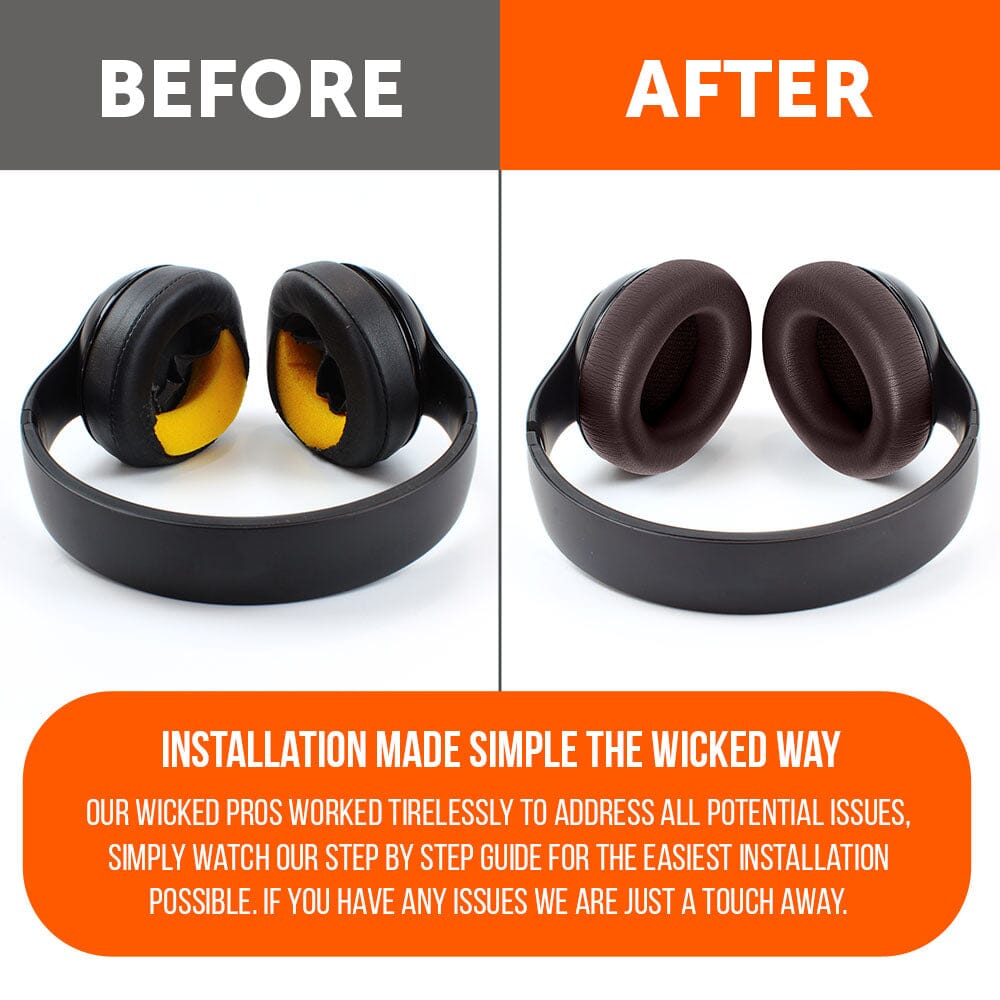 Beats Studio Pro Replacement Ear Pads Thick Memory Foam Earpads by Wicked Cushions