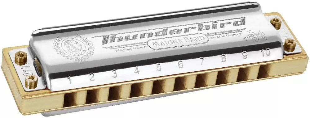 Hohner Marine Band Thunderbird Harmonica - Key of Low D - New