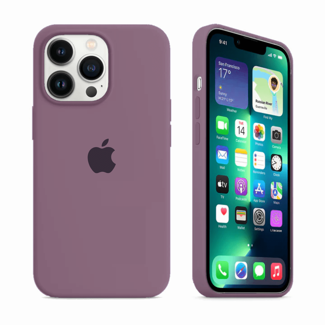 iPhone Silicone Case Blackcurrant Full Body Protective Phone Back Cover Case Apple