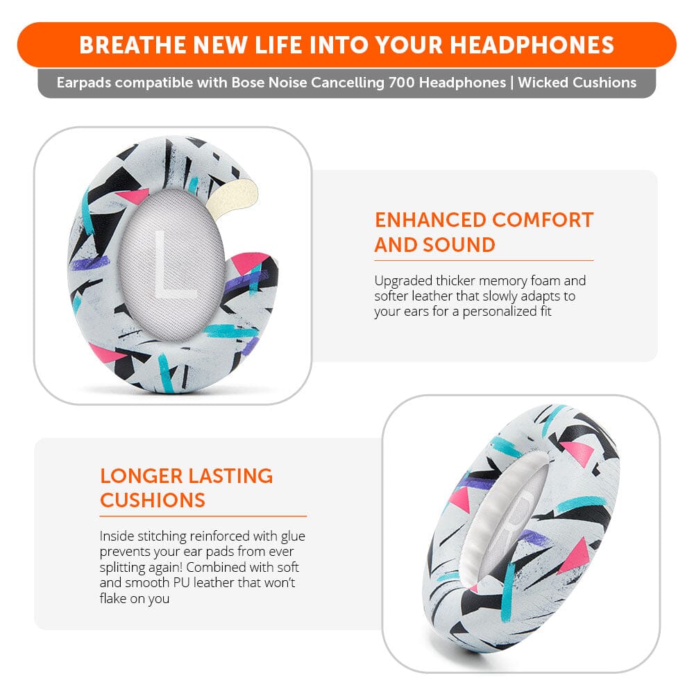 Bose NC 700 Replacement PU Leather Earpads for Noise Cancelling Headphones