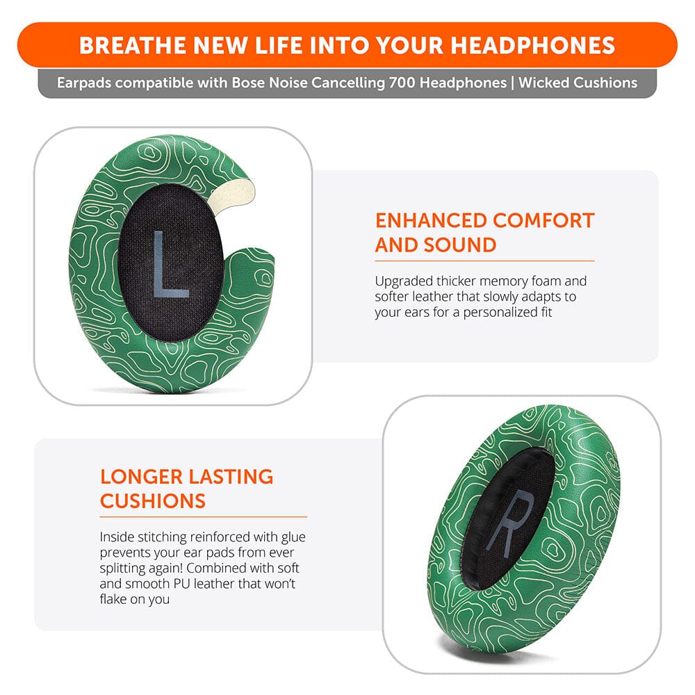 Bose NC 700 Replacement PU Leather Earpads for Noise Cancelling Headphones